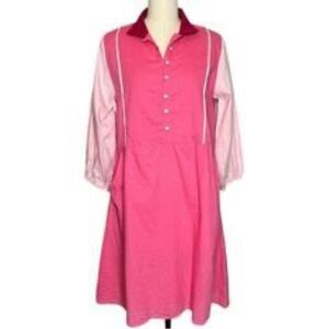 NWT Victoria Dunn Marigold Dress Pink Small